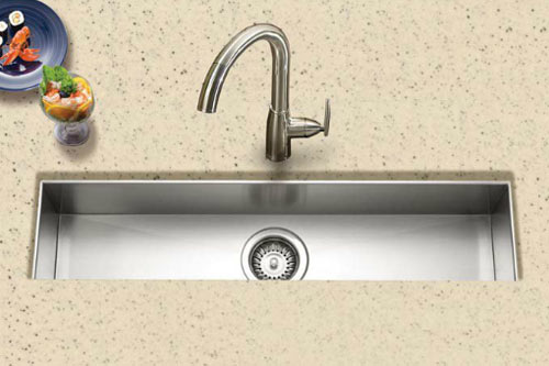 Sleek Stainless Steel Trough Sinks